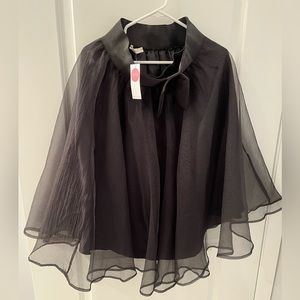 Black midi tutu skirt